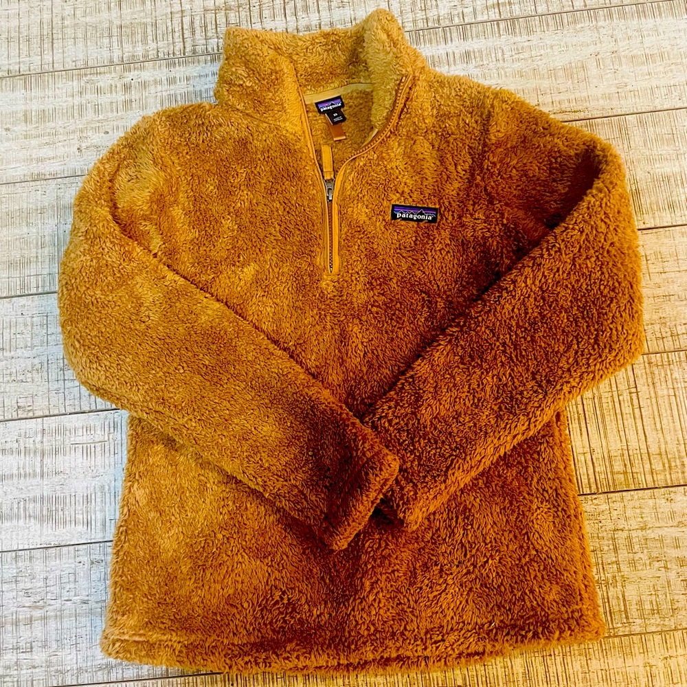 Patagonia brown Teddy Bear Zip Up size XS